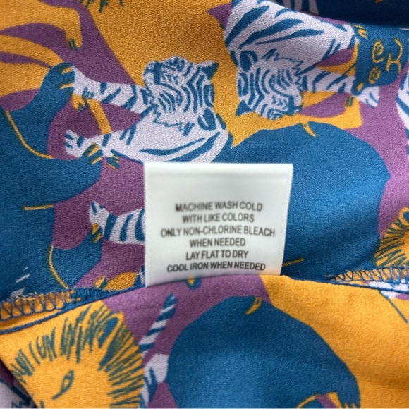 Modcloth Vibrant Animal Print Tank Top - Lions and Tigers and Bears - Picture 5 of 5